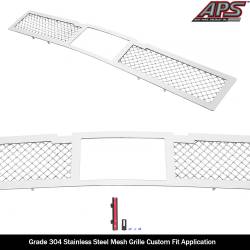 APS - APS Wire Mesh Bumper Grille Polish 19-23 Ford Ranger GR06GEA91T - Image 2