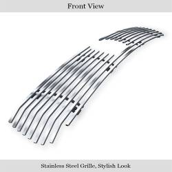 APS - APS Stainless Billet Bumper Grille Brushed for 18-20 Durango GT/RT GR04FFJ36C - Image 2