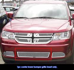 APS - APS Wire Mesh Bumper Grille Polish for 11-20 Dodge Journey GR04GFH77T - Image 1