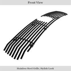 APS - APS Stainless Billet Bumper Grille Black for 18-20 Durango GT/RT GR04FFJ36J - Image 2