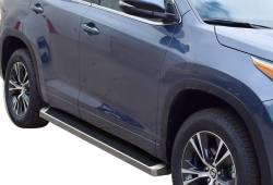 APS - APS IRunning Running Boards Polish for 14-19 Toyota Highlander IB20RIG5A - Image 1