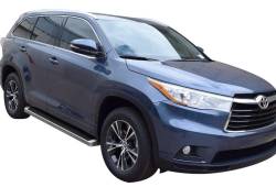 APS - APS IRunning Running Boards Polish for 14-19 Toyota Highlander IB20RIG5A - Image 2