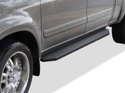 APS - APS IB20RJA2H H-Series Running Boards Black for 04-06 Toyota Tundra Double - Image 1