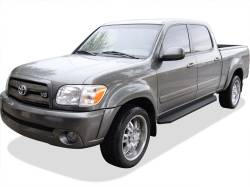 APS - APS IB20RJA2H H-Series Running Boards Black for 04-06 Toyota Tundra Double - Image 2