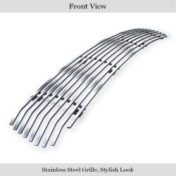 APS - APS Stainless Billet Bumper Grille Brushed for 18-20 Durango GT/RT GR04FFJ37C - Image 2