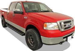 APS - APS IRunning Running Boards Black 04-08 Ford F150 Crew IB06RJD4B - Image 2