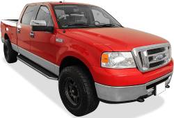 APS - APS H-Series Running Boards Polish 04-08 Ford F150 Crew IB06RJD4Y - Image 2