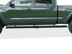 APS - APS IStep W2W 6" Running Boards Black for 05-23 Tacoma Double IB20SJE8LB - Image 1