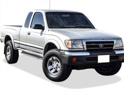 APS - APS IB20RJE4Y H-Series Running Boards Polish for 95-04 Toyota Tacoma Extended - Image 2