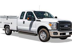 APS - APS IRunning Running Boards Black 99-16 Super Duty Extended IB06RJJ3B - Image 2