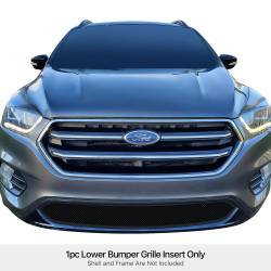 APS - APS Wire Mesh Bumper Grille Black 17-19 Ford Escape GR06GEB88H - Image 1
