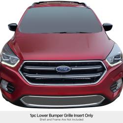 APS - APS Wire Mesh Bumper Grille Polish 17-19 Ford Escape GR06GEB88T - Image 1