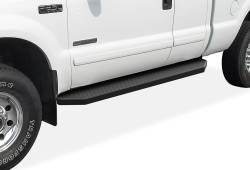 APS - APS IB06RJJ3H H-Series Running Boards Black 99-16 Ford Super Duty Extended - Image 1