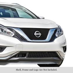APS - APS Stainless Billet Grille Black for 15-18 Nissan Murano GR14FFC91J - Image 1