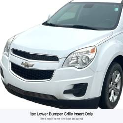 APS - APS Stainless Billet Bumper Grille Black 10-15 Chevrolet Equinox GR03FFG39J - Image 1