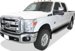 APS - APS H-Series Running Boards Polish 99-16 Ford Super Duty Extended IB06RJJ3Y - Image 2