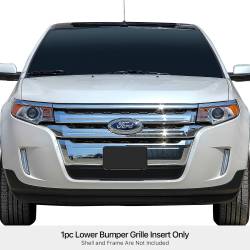 APS - APS Wire Mesh Bumper Grille Black 11-14 Ford Edge GR06GEB90H - Image 1