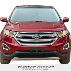 APS - APS Wire Mesh Bumper Grille Black 15-18 Ford Edge GR06GEB92H - Image 1