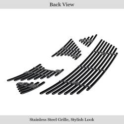 APS - APS Stainless Billet Grille Black for 15-18 Nissan Maxima GR14FFC98J - Image 3