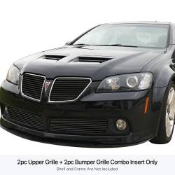 APS - APS Stainless Billet Grille Black 08-09 Pontiac G8 GR16FAJ93J - Image 1