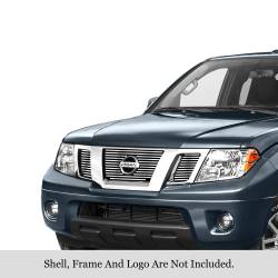 APS - APS Stainless Billet Grille Polish for 05-08 Nissan Frontier GR14FFD32S - Image 1