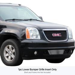 APS - APS Stainless Billet Bumper Grille Brushed 07-14 GMC Yukon/XL GR07FEG82C - Image 1
