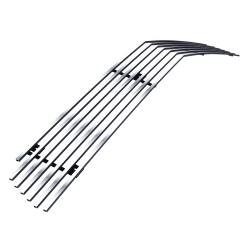 APS - APS Stainless Billet Bumper Grille Black 10-13 Chevrolet Camaro SS GR03FFG42S - Image 2