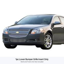 APS - APS Stainless Billet Bumper Grille Brushed 08-12 Chevrolet Malibu GR03FFG81C - Image 1