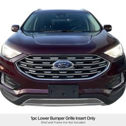 APS - APS Wire Mesh Bumper Grille Polish 19-22 Ford Edge XLT GR06GEB96T - Image 1