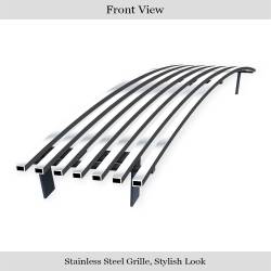 APS - APS Stainless Billet Bumper Grille Polish 07-13 GMC Sierra 1500/HD GR07FEH14S - Image 2