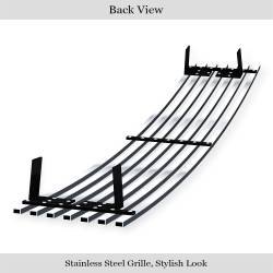 APS - APS Stainless Billet Bumper Grille Polish 07-13 GMC Sierra 1500/HD GR07FEH14S - Image 3