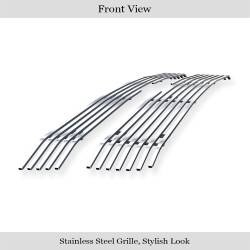 APS - APS Stainless Billet Grille Polish 11-14 Silverado 2500/3500 GR03FFH31S - Image 2