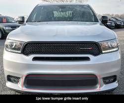 APS - APS Wire Mesh Bumper Grille Black for 19-20 Durango GT/RT/SRT GR04GFJ37H - Image 1