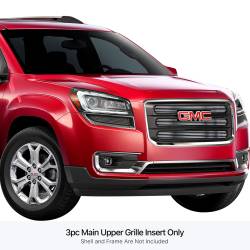 APS - APS Stainless Billet Grille Brushed 13-16 GMC Acadia SLE GR07FEI75C - Image 1