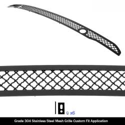 APS - APS Wire Mesh Bumper Grille Black for 19-24 RAM 1500 Rebel/TRX GR04GEB05K - Image 2