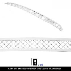 APS - APS Wire Mesh Bumper Grille Polish for 19-24 RAM 1500 Rebel/TRX GR04GEB05S - Image 2