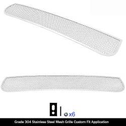APS - APS Wire Mesh Bumper Grille Polish for 19-20 Durango GT/RT/SRT GR04GFJ37T - Image 2