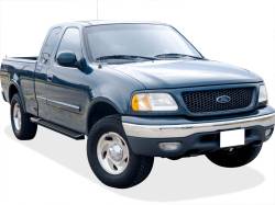 APS - APS IRunning Running Boards Black 01-03 Ford F150 Crew IB06RJJ9B - Image 2