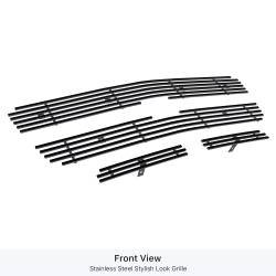 APS - APS Stainless Billet Grille Black Silverado 1500/2500/3500 GR03FGF75J - Image 2