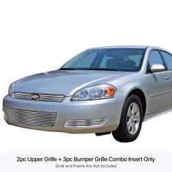 APS - APS Stainless Billet Grille Polish 06-13 Chevrolet Impala LT GR03FGG56S - Image 1