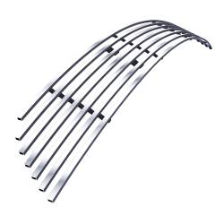 APS - APS Stainless Billet Bumper Grille Brushed for 03-08 Nissan Murano GR14FFD86C - Image 2