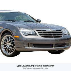 APS - APS Stainless Billet Bumper Grille Black for 04-08 Crossfire GR18FFE26J - Image 1
