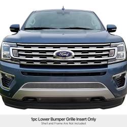 APS - APS Wire Mesh Bumper Grille Polish 18-24 Ford Expedition GR06GEB99T - Image 1