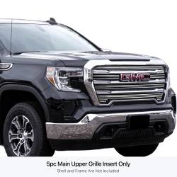 APS - APS Stainless Billet Grille Polish 19-21 GMC Sierra 1500 SLE GR07FEJ33S - Image 1