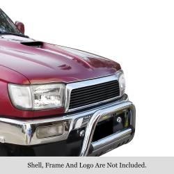 APS - APS Stainless Billet Grille Black for 96-98 Toyota 4Runner GR20HED81J - Image 1