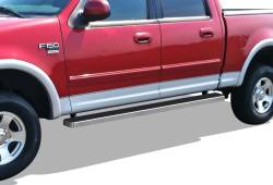 APS - APS IStep 5" Running Boards Brushed 01-03 Ford F150 Crew IB06EJJ9A - Image 1