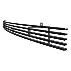 APS - APS Stainless Billet Bumper Grille Black for 02-05 RAM 1500 Sport GR04HED75J - Image 2
