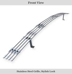 APS - APS GR04HED75S Stainless Billet Bumper Grille Polish for 02-05 RAM 1500 Sport - Image 2
