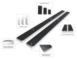 APS - APS IStep 6" Running Boards Brushed 03-17 Ford Expedition IB06FAC4A - Image 4