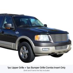 APS - APS Stainless Billet Grille Polish 03-06 Ford Expedition GR06HGI93S - Image 1
